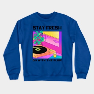 Stay fresh music Crewneck Sweatshirt